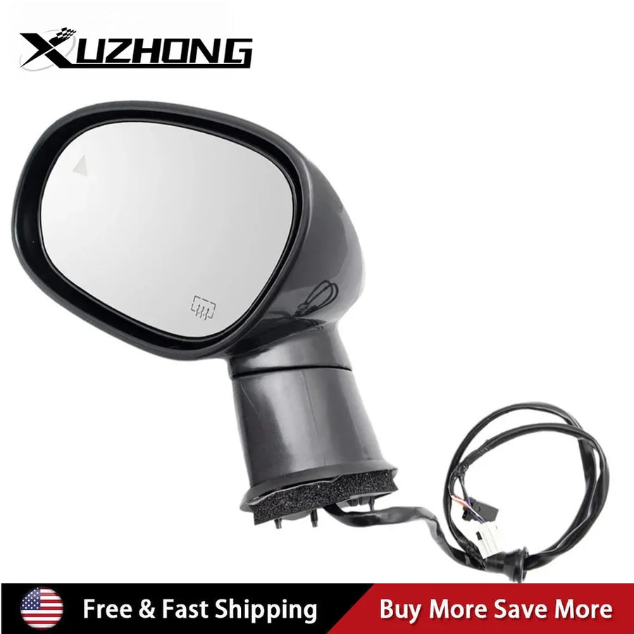 For 2015-2019 Dodge Challenger Driver Left Side Heated Power Mirror 5LD67DX8AD