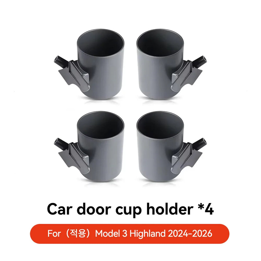 Door Handle Cup Holder for Tesla Model 3/Y 2025