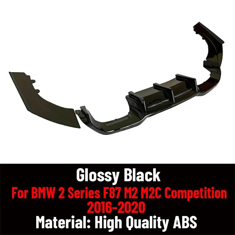 Rear Bumper Diffuser for BMW 2 Series M2 M2C Competition 2016-2020