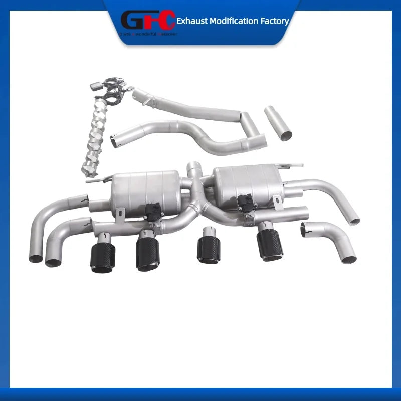Valved Cat-Back Exhaust System for Volkswagen Tiguan/Tayron & Kodiaq 2.0T AWD