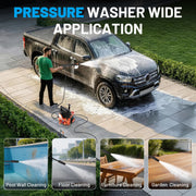 2800PSI 1.7GPM Electric Pressure Washer