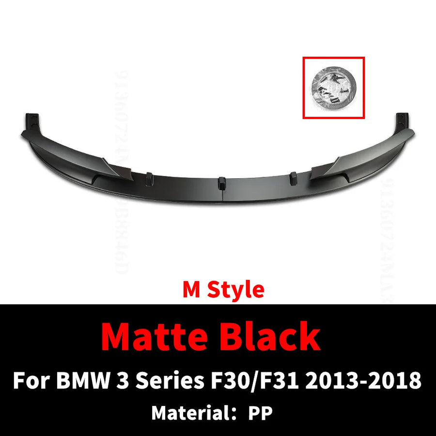 M-Style Front Bumper Lip for BMW 3 Series F30/F31 2013-2018