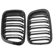 Front Kidney Grill Grille Glossy Black ABS Car for BMW E46 4 Door Wagon/Touring& Sedan/Saloon(320i 323i