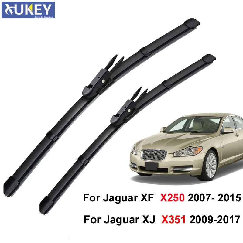 Front Wiper Blade Set for Jaguar XF 2007-2015 and XJ 2010-2017