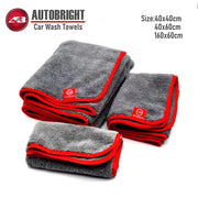 400 GSM Double-Layer Microfiber Car Cleaning Towel