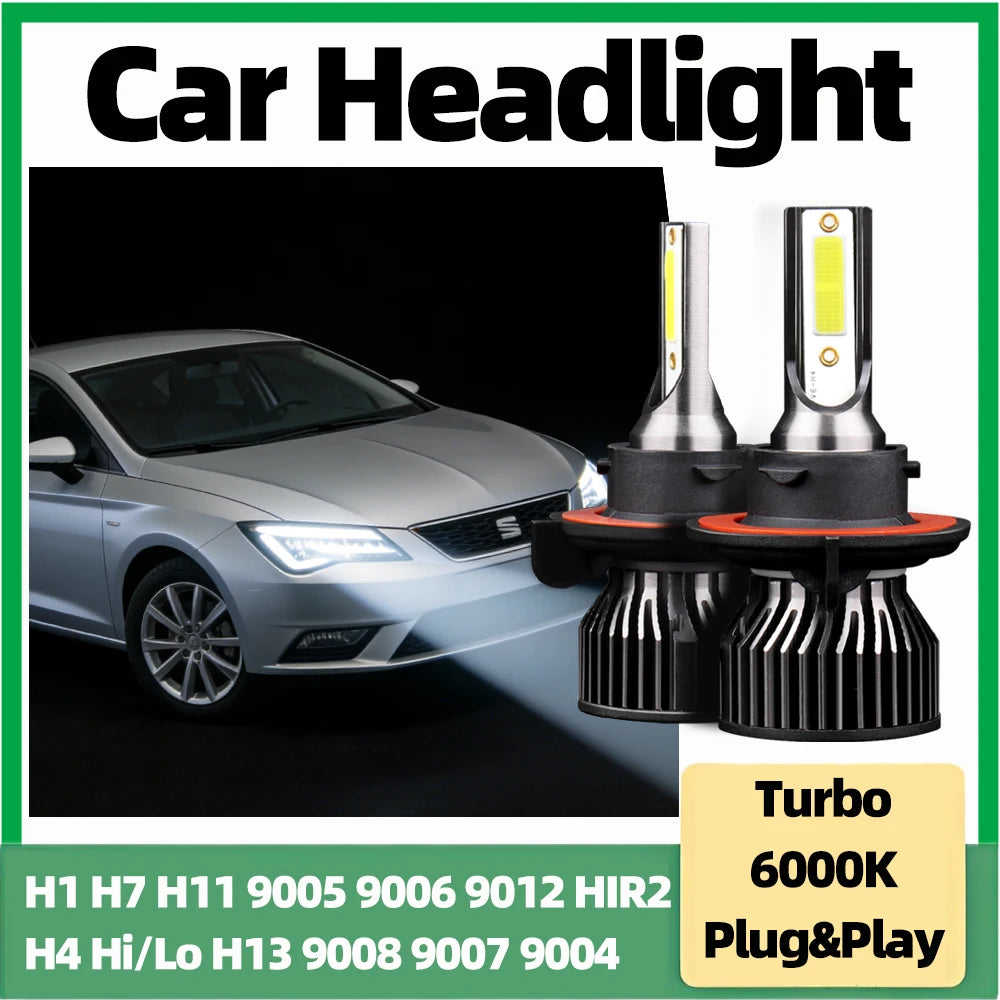 H1/H3/H4/H7/H11/H13 LED Headlight Bulb