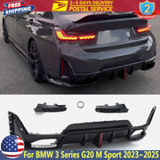 BMW 3 Series G20/G28 M Sport LED Rear Diffuser – 2023–2025