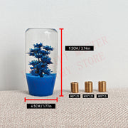 Universal 10cm Acrylic Flower Manual Gear Shift Knob