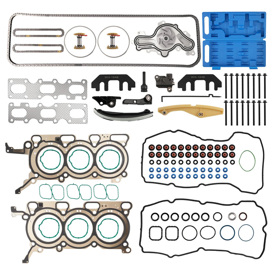 3.5L Timing Chain and Water Pump Kit for 2007–2010 Ford Edge/Taurus X