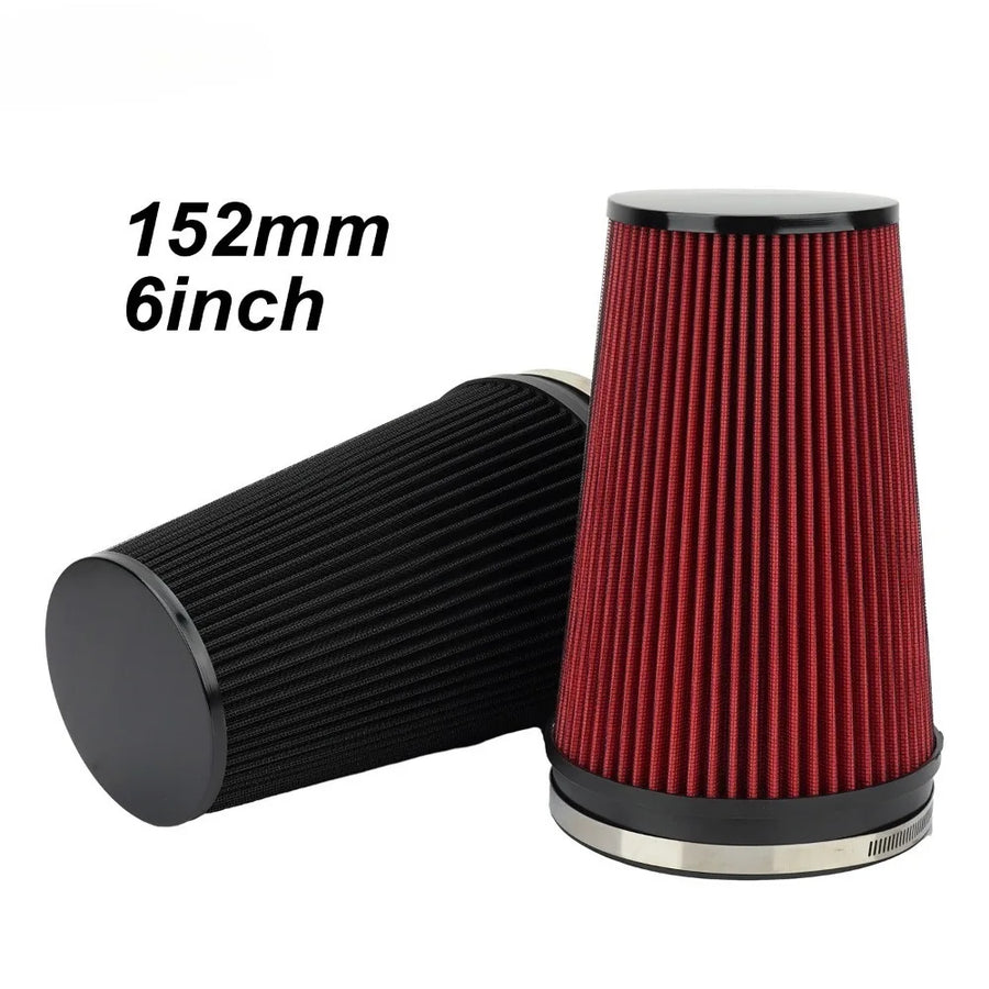 Universal 6-Inch 152mm High-Flow Cold Air Intake Filter
