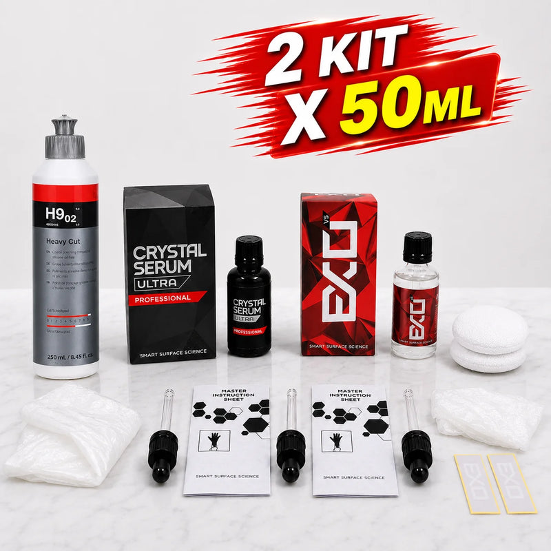 Two-Step High-Gloss Ceramic Paint Coating Kit