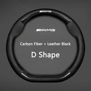 Carbon-Fiber-Style Steering Wheel Cover – Mercedes-Benz O/D Options
