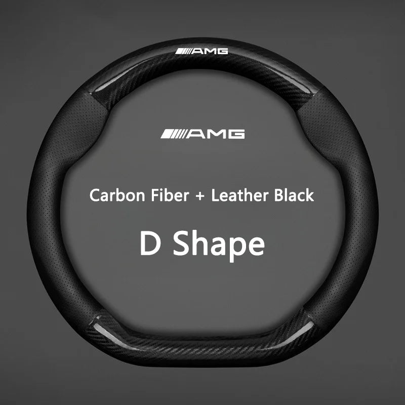 Carbon-Fiber-Style Steering Wheel Cover – Mercedes-Benz O/D Options