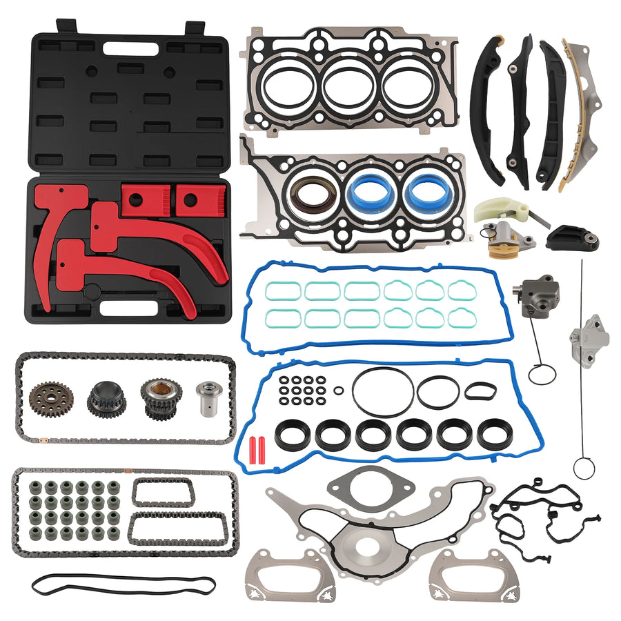 3.6L Head Gasket and Timing Chain Kit for 2011 Dodge Charger Flex-Fuel