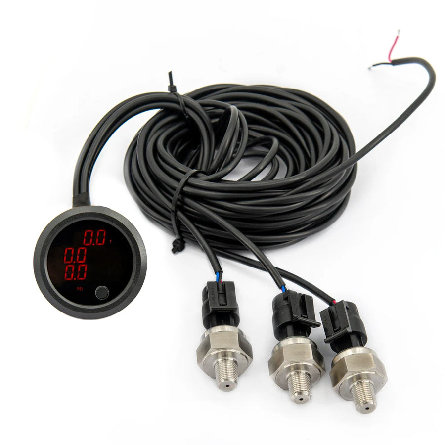Digital Air Suspension Pressure Gauge with Sensors