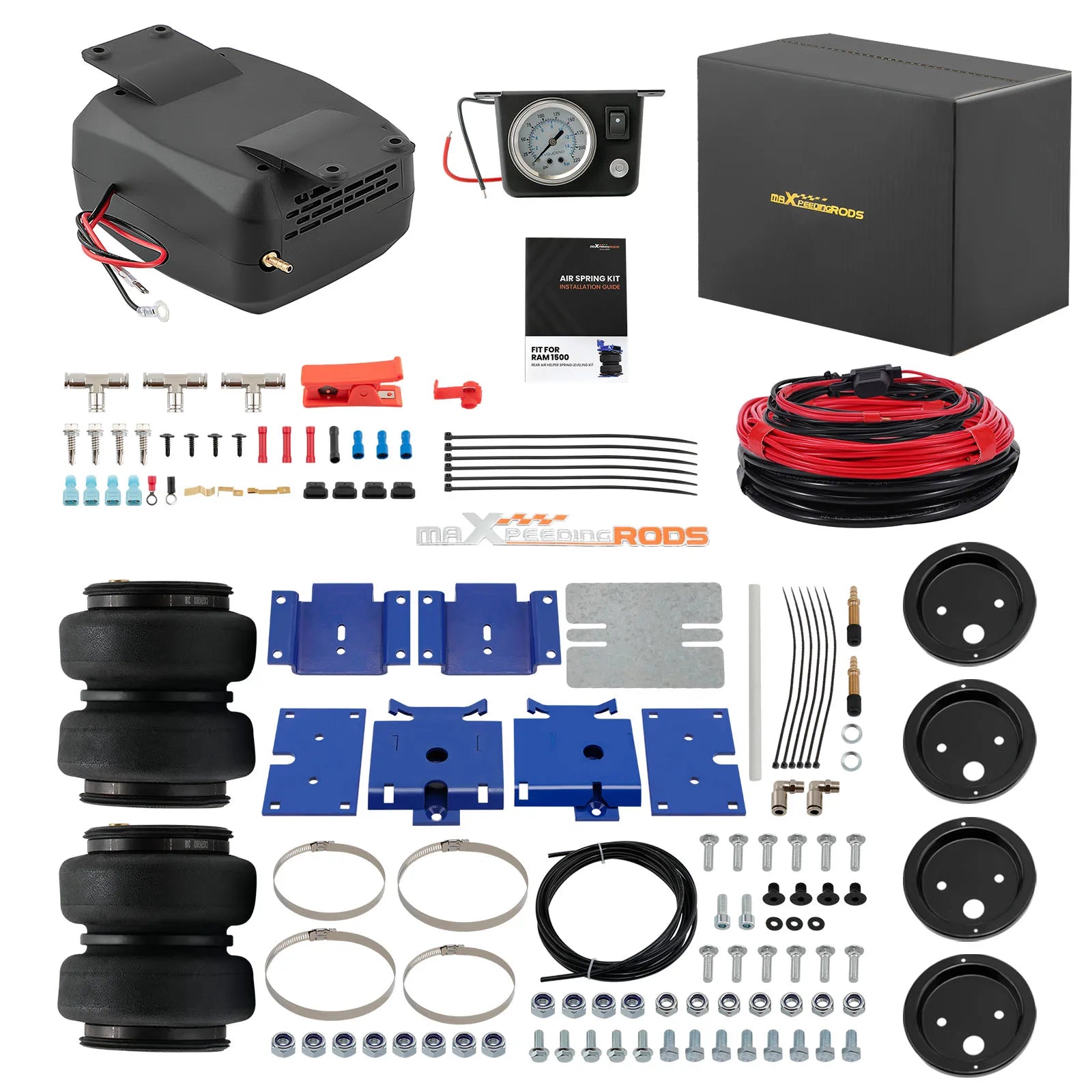 Rear Air Spring & Controller Kit for Ram 1500 2009-2024