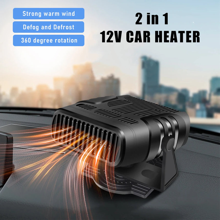 12V 24V Portable Heater Fan and Defroster 120W 200W
