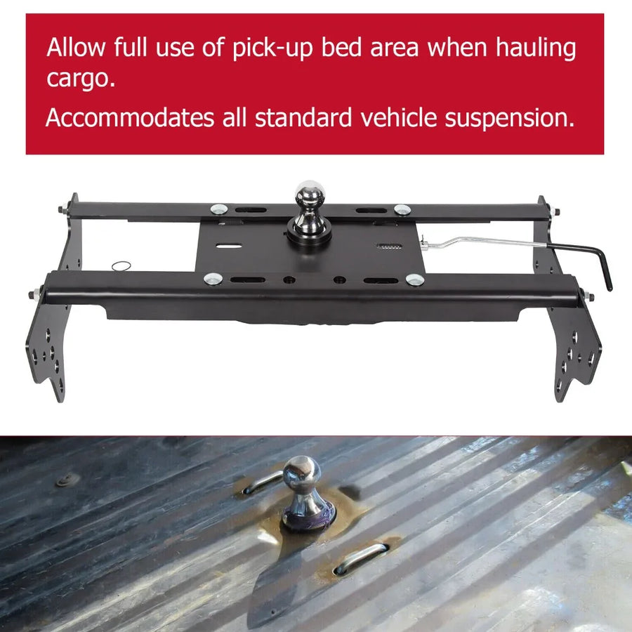 Under-Bed Gooseneck Trailer Hitch System for 1999–2016 Ford F-250/F-350