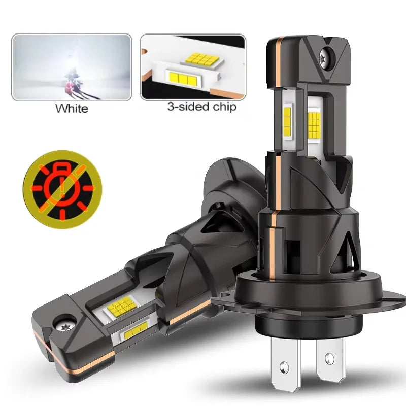 H4/H7 LED Headlight Bulb – 6000K, CANBUS