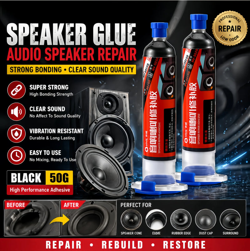 Flexible Speaker Repair Adhesive – 50 mL