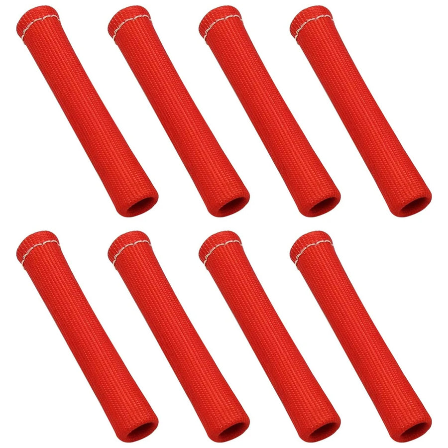 Titanium-Fiber Spark Plug Wire Heat Shield Boots – 8 Pieces