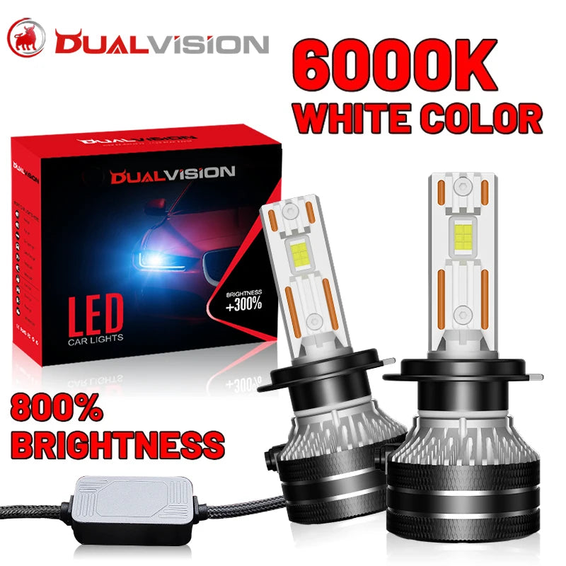 2-Piece H1/H4/H7/H11/H13/H27 LED Headlight Bulb – CANBUS