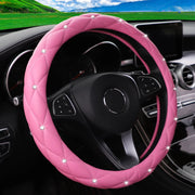 Steering Wheel Cover – diamond-look, 15 inches