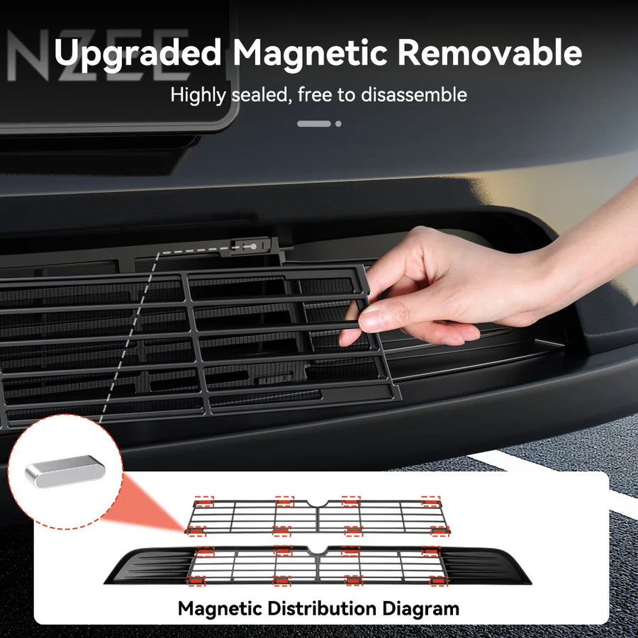 Front Bumper Insect Screen for Tesla Model Y Juniper 2025-2026