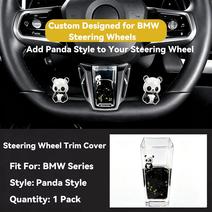 Black Interior Decorative Ornament for BMW