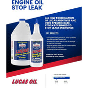 Lucas Oil Engine Oil Stop Leak, 32 oz Pack of 2