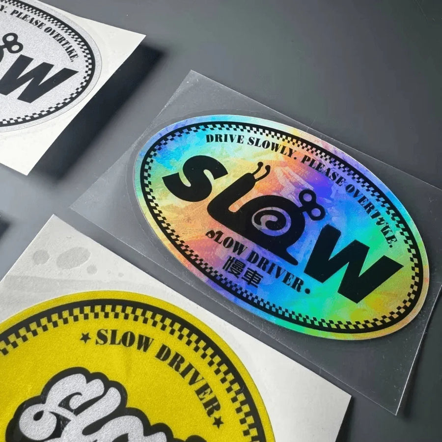 JDM “Super Slow Driver” Waterproof Vinyl Decal – Multiple Colors