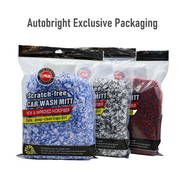 Dual-Sided Microfiber Car Wash Mitts - Color Options