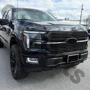 Gloss Black Upper Grille – 2024–2025 Ford F-150 Platinum/King Ranch