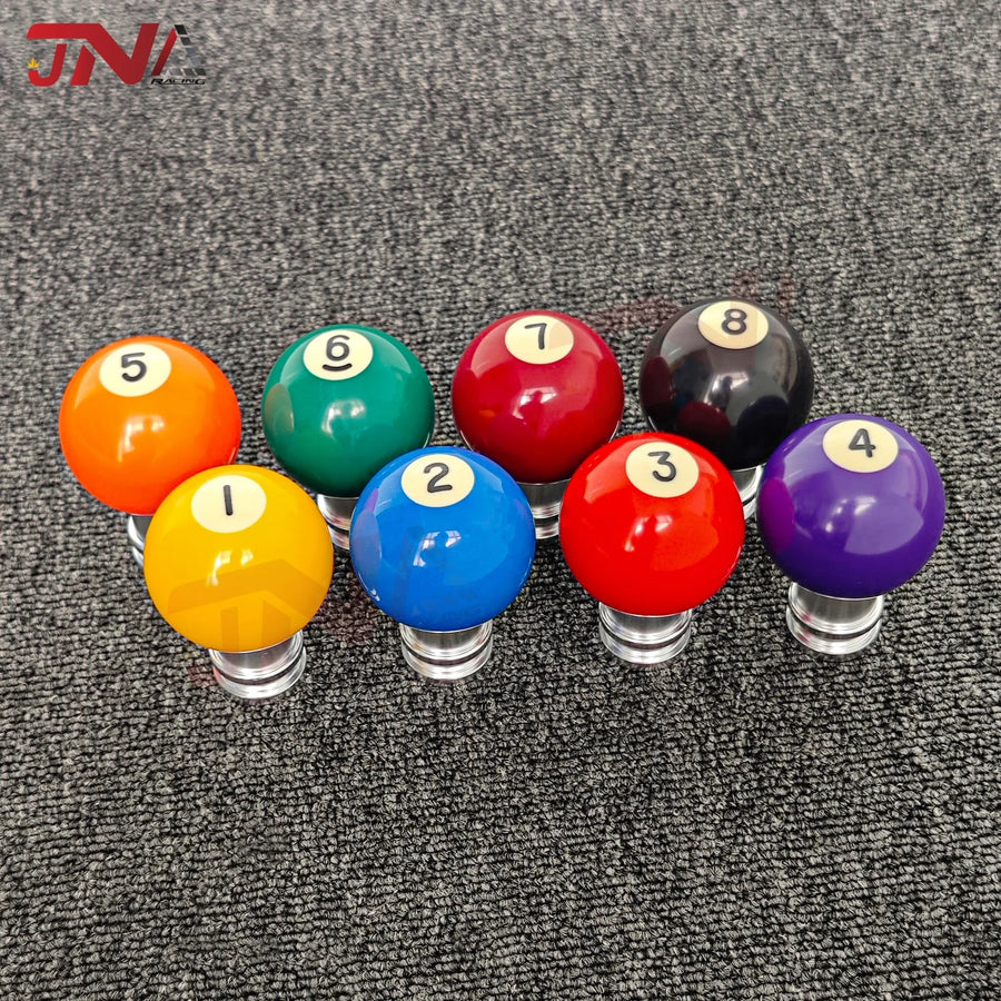 Number 1-15 Billiards Ball Design Shift Knob Universal Modified Sports Gear Stick Shifter Knob