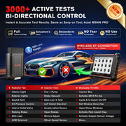Autel MaxiCOM MK900BT Bluetooth Bidirectional OBD2 Scanner with 40+ Services