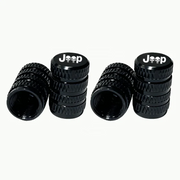 4-Piece Aluminum Tire Valve Cap Set for Jeep Models