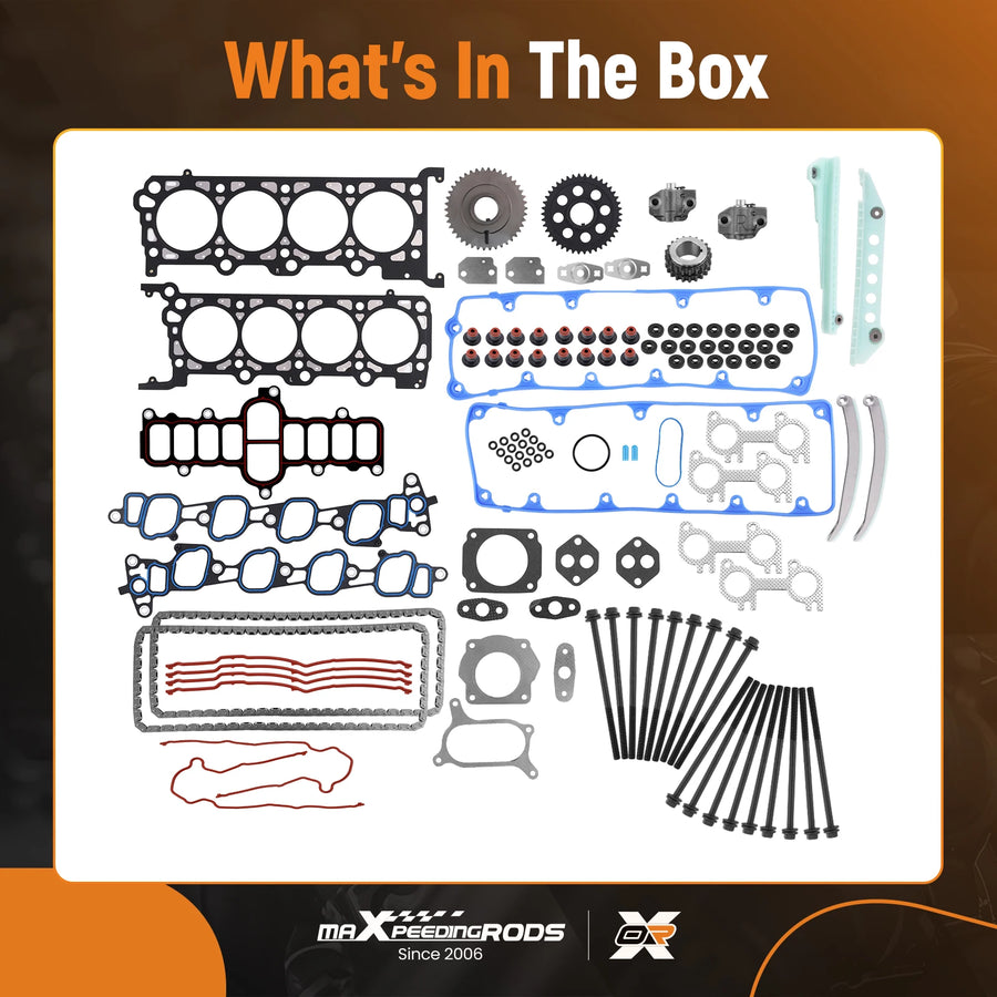 4.6L Head Gasket and Timing Chain Kit for Ford Explorer/Crown Victoria