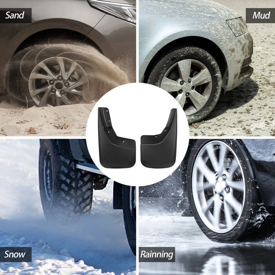 Mud Flap & Splash Guard Set for 2014–2019 Chevrolet Silverado 2500/Silverado 1500 LD/Silverado 3500