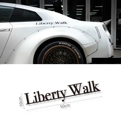 Liberty Walk Style Reflective Car Body Decal