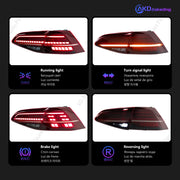 LED Tail Light Assembly for VW Golf 7 2012–2020