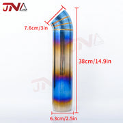 Universal High-Quality Stainless Steel Car Exhaust Pipe Muffler Tail Pipe 63mm-76mm for Modified Racing