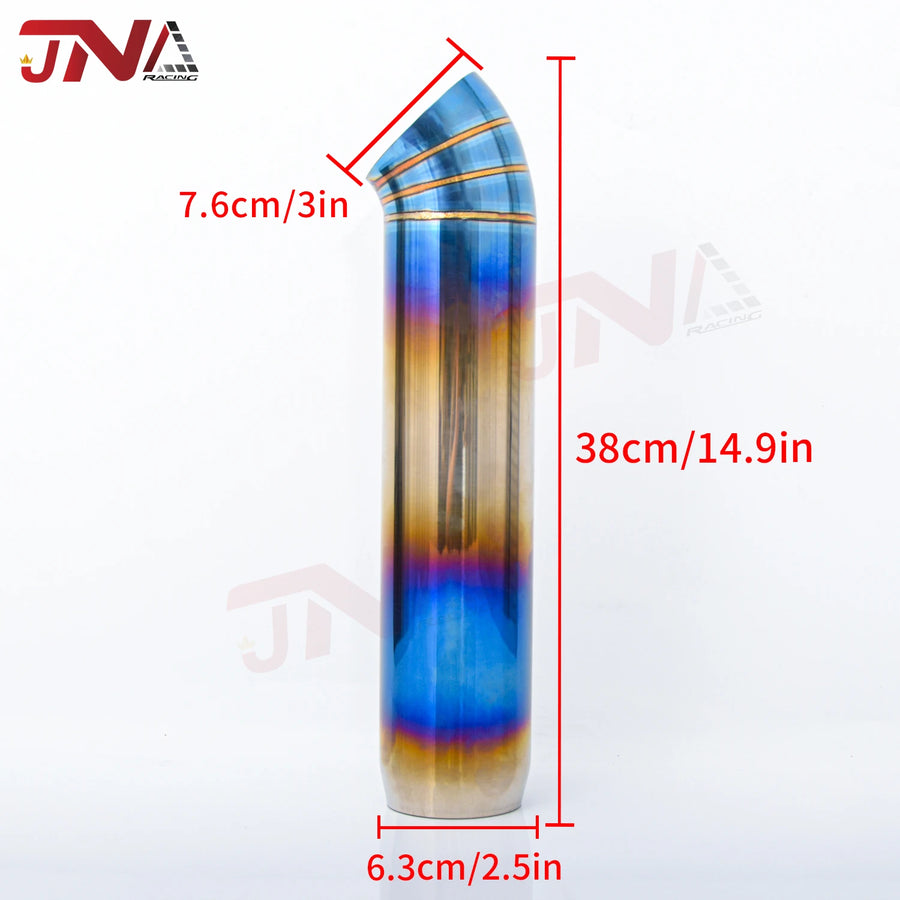 Universal High-Quality Stainless Steel Car Exhaust Pipe Muffler Tail Pipe 63mm-76mm for Modified Racing