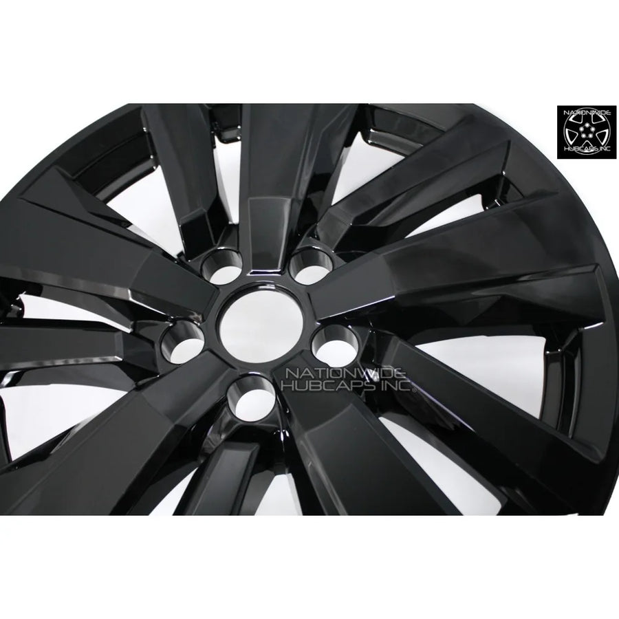 Black Wheel Skin & Hub Cap Set for 2022 Nissan Pathfinder
