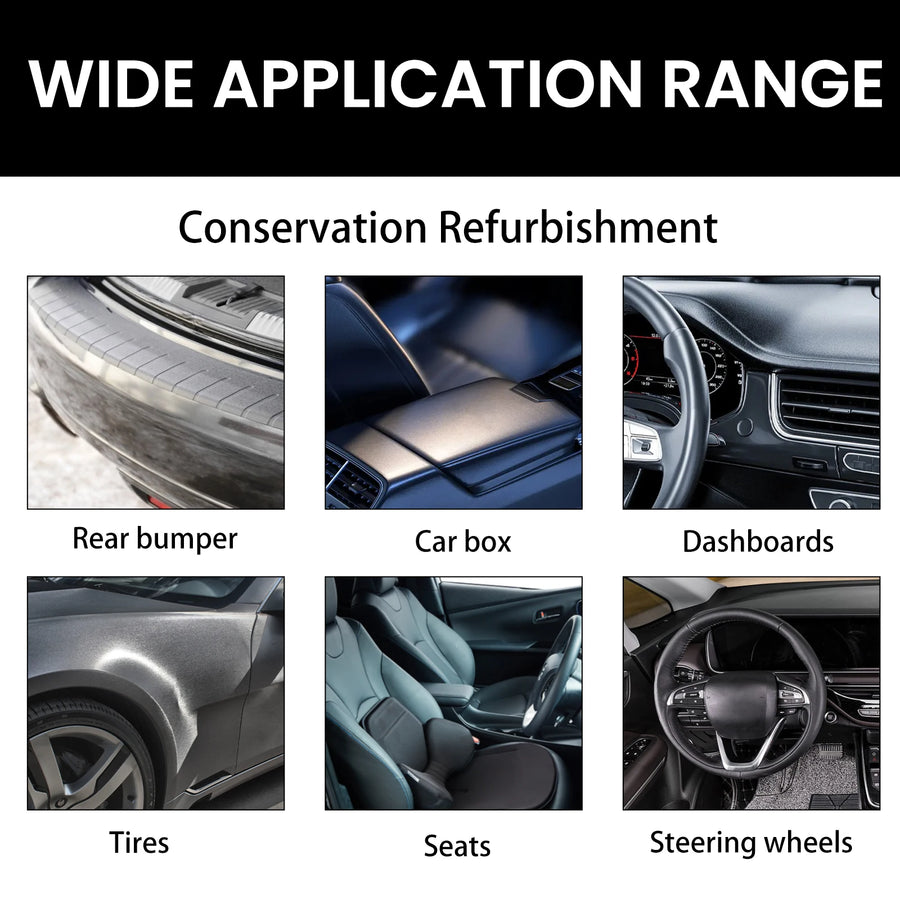 Automotive Plastic and Leather Restorer Spray