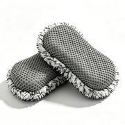 Dual-Sided Microfiber Car Wash Sponges - 24 x 12 x 5 cm