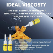 Windshield Chip and Small Crack Repair Resin Kit