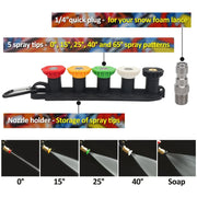 Pressure Washer Spray Gun and Foam Cannon Kit – Select Connector