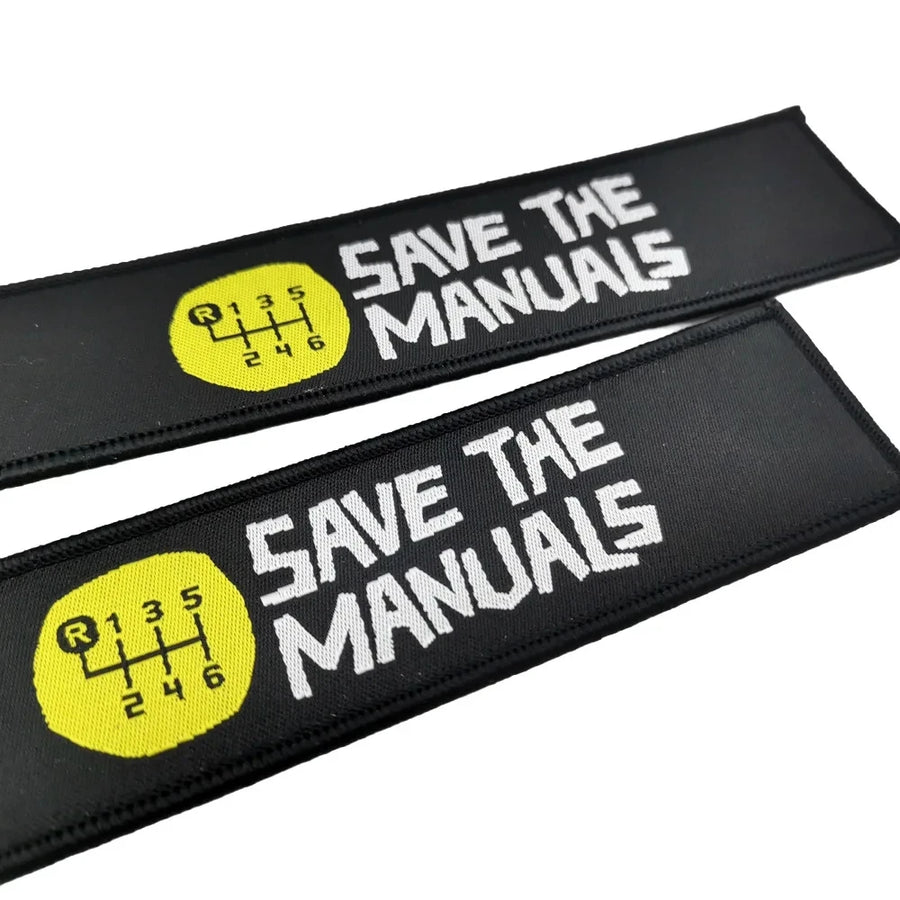 Double-Sided Embroidered Fabric Key Tag – 13 Designs