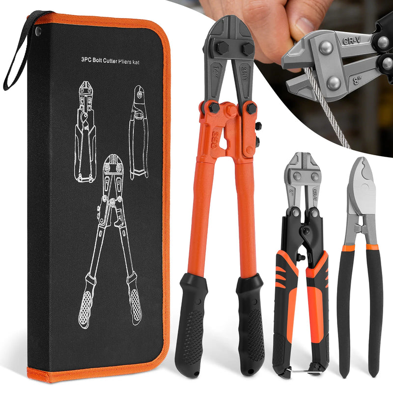 Heavy-Duty Bolt & Cable Cutter Set