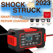12V 6A Touchscreen Battery Charger with LCD and Pulse Repair Mode